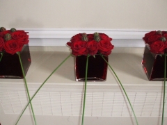 B Ak Castle Wedding-Red Roses